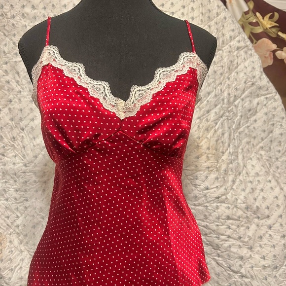 Heart Soul Tops - Heart Soul Red and White Polka Dot Cami